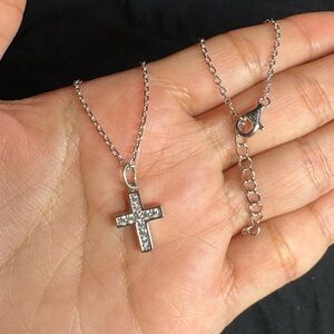 925 silver cross necklace